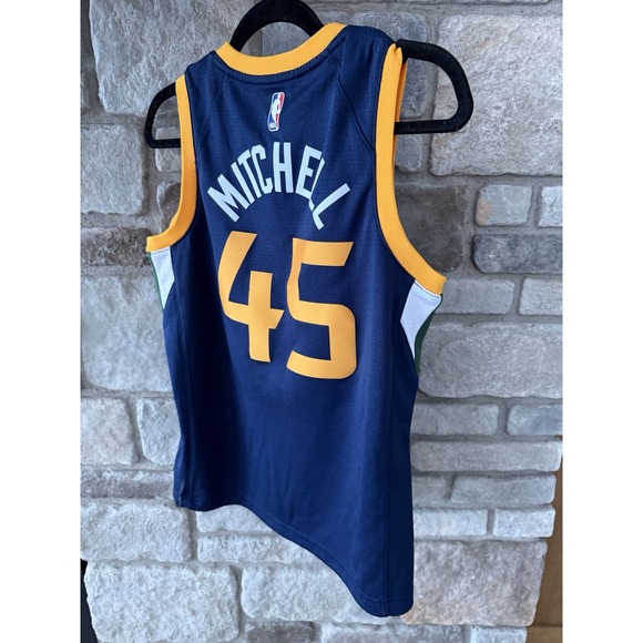 Nike Utah Jazz NBA Children's Jersey Donovan Mitchell Basketball #45 Size Medium - Picture 5 of 8